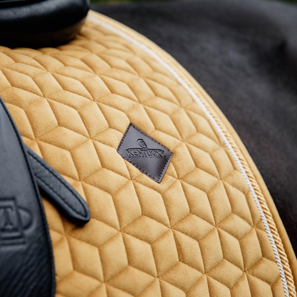 Saddle Pad velvet - Mustard