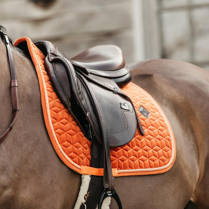 Saddle Pad velvet - Orange