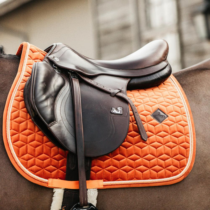 Saddle Pad velvet - Orange