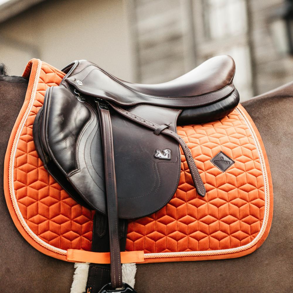 Saddle Pad velvet - Orange