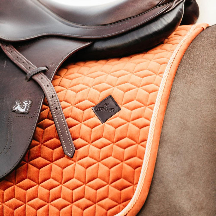 Saddle Pad velvet - Orange