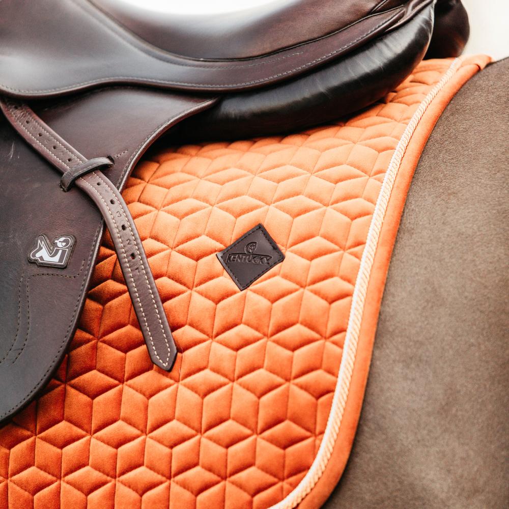 Saddle Pad velvet - Orange