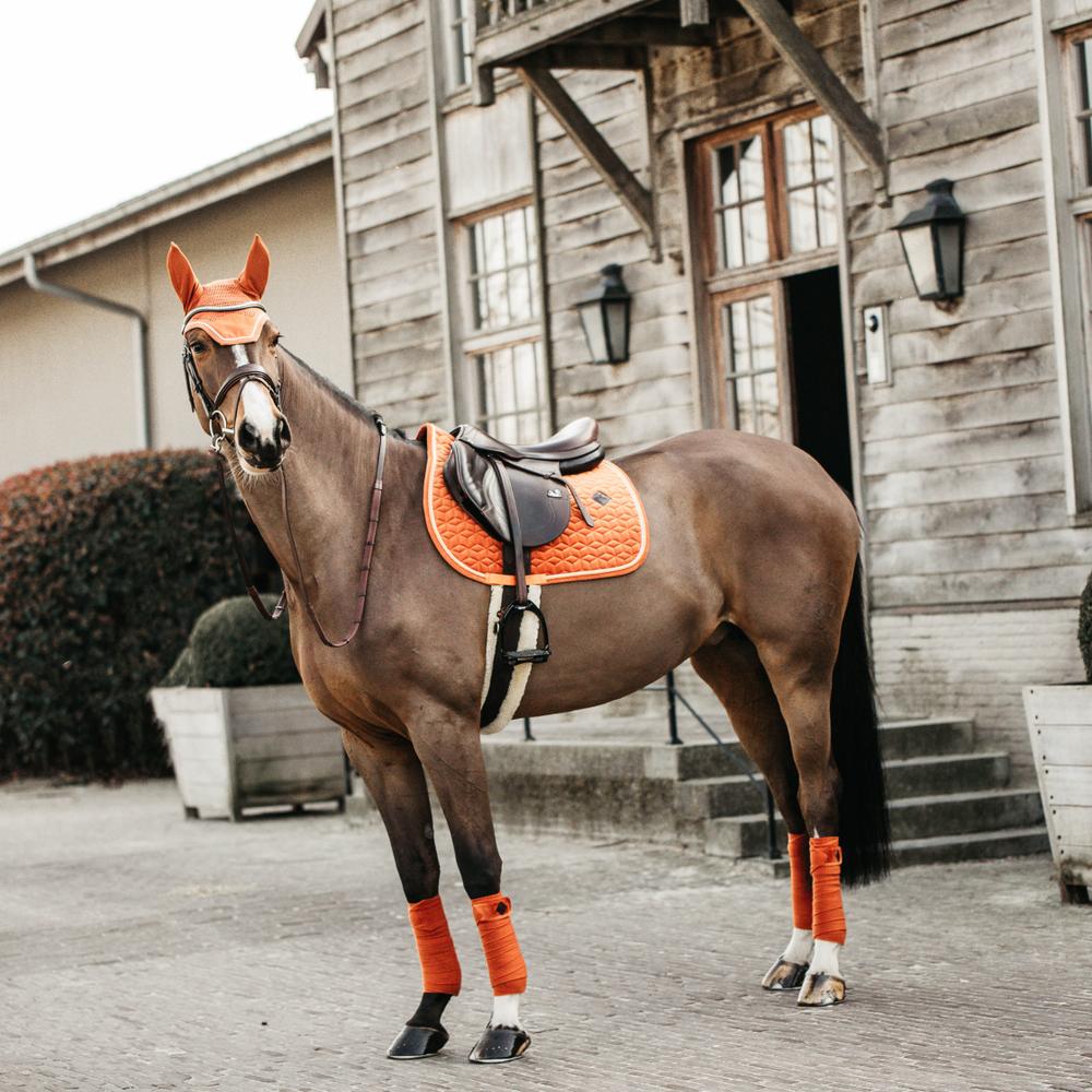 Saddle Pad velvet - Orange