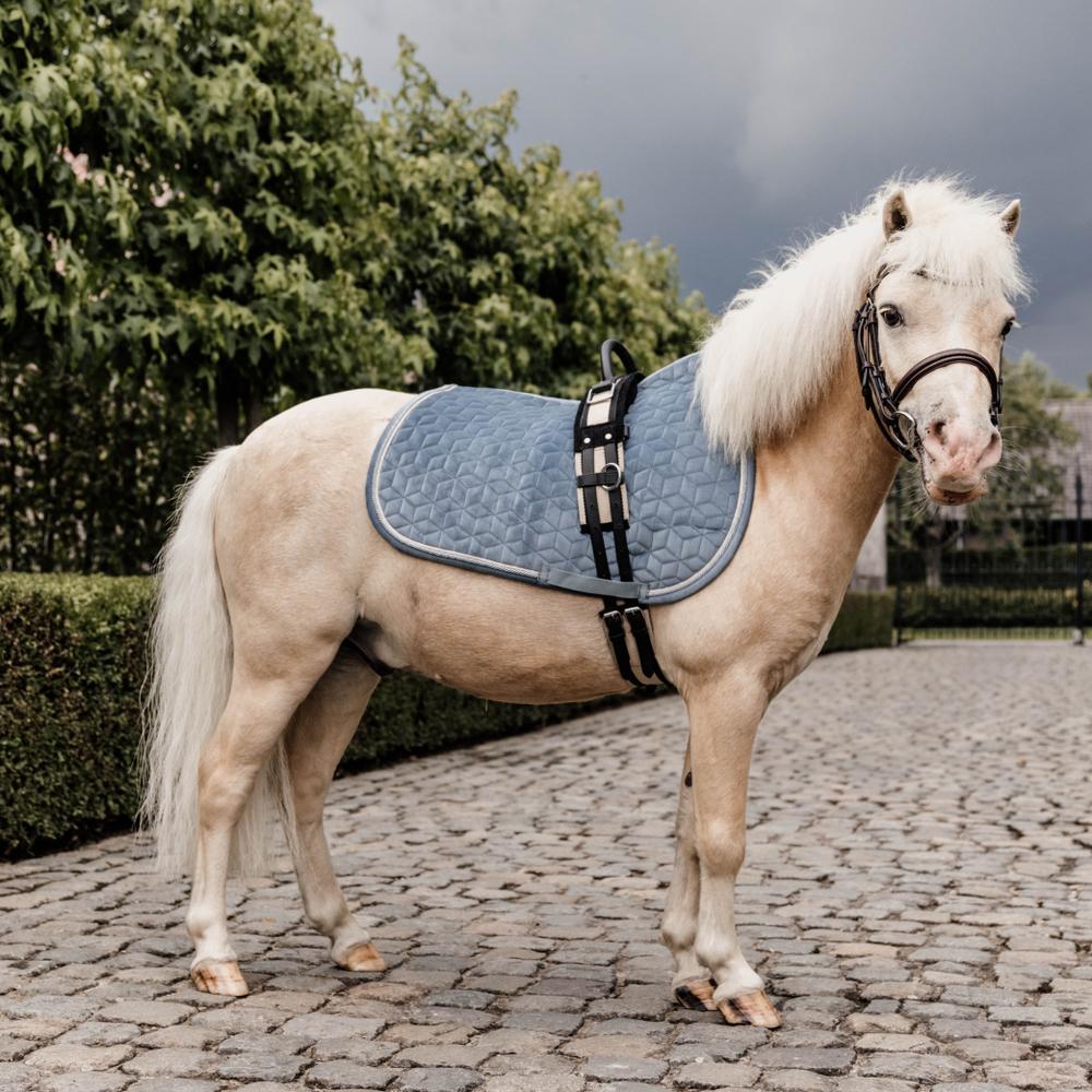 Saddle Pad velvet - Light blue