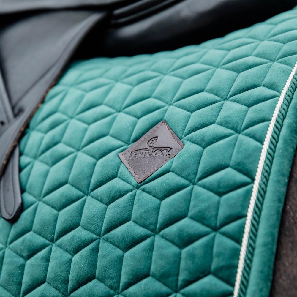 Saddle Pad velvet - Dark green