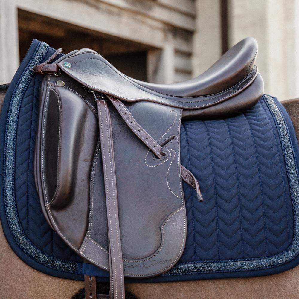 Saddle Pad glitter stone - Navy