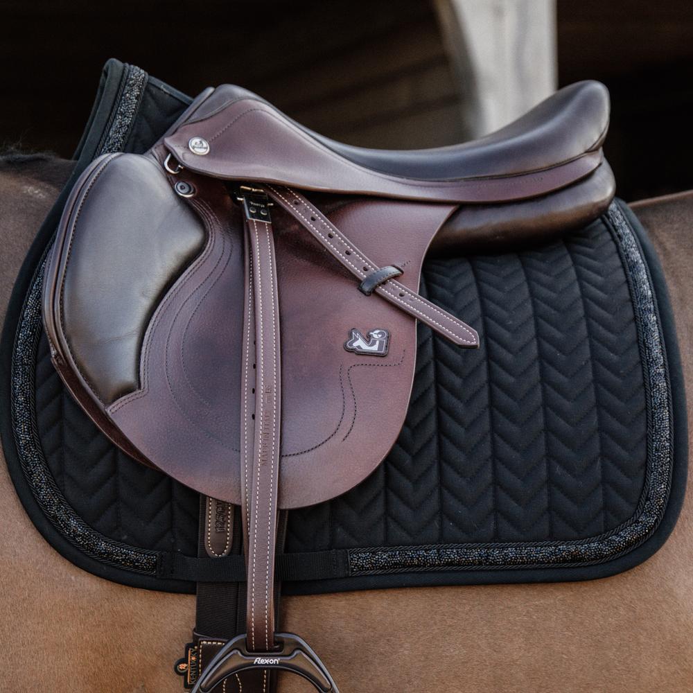 Saddle Pad glitter stone - Black
