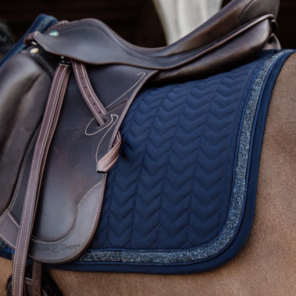Saddle Pad glitter stone - Navy