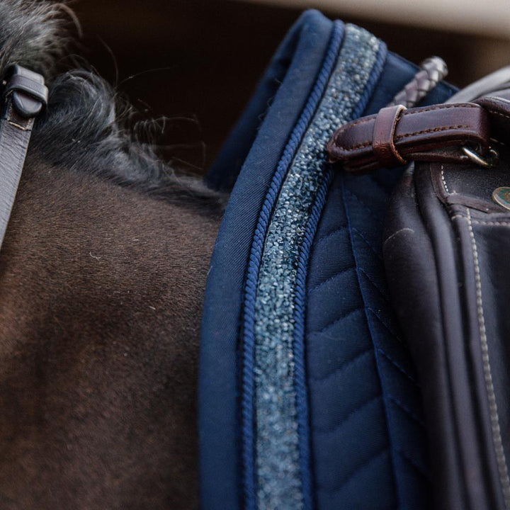 Saddle Pad glitter stone - Navy