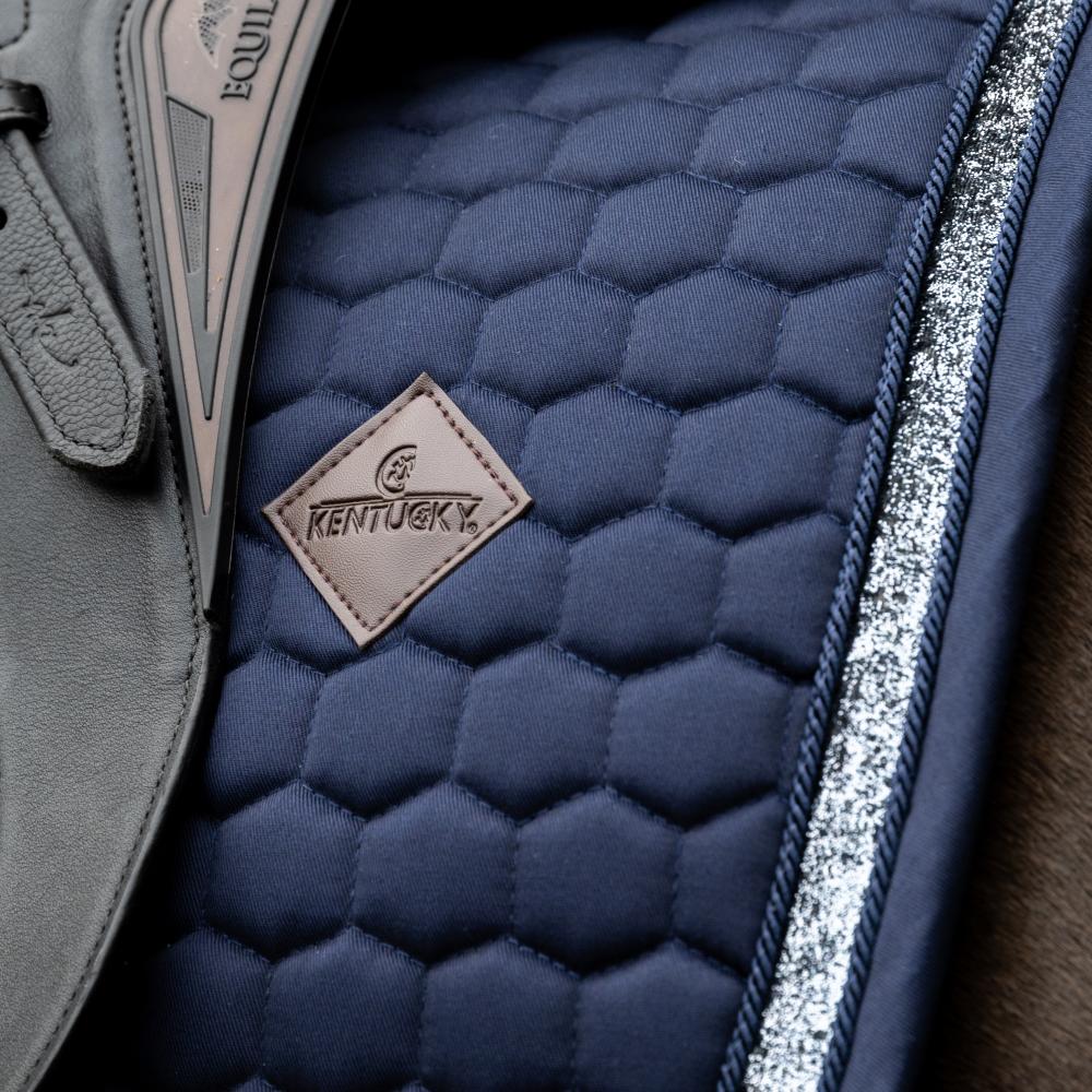 Saddle Pad glitter band - Navy