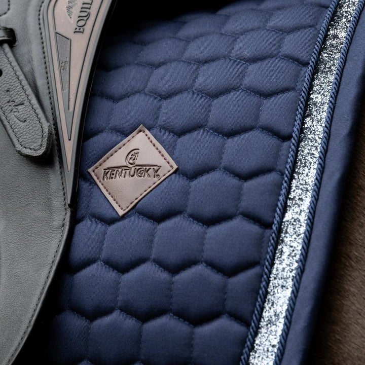 Saddle Pad glitter band - Navy