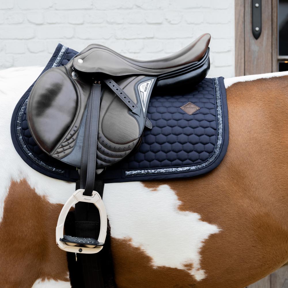 Saddle Pad glitter band - Navy