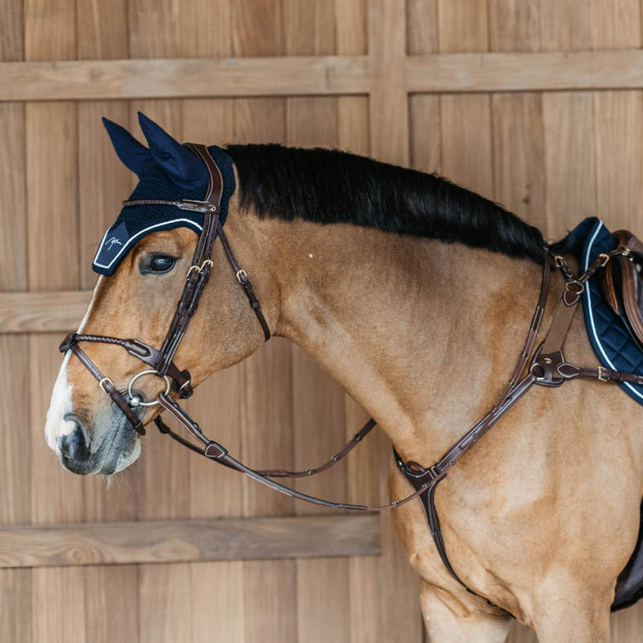 Diamond Fly Veil - Navy