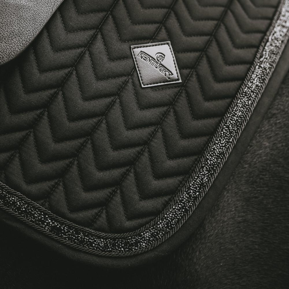 Saddle Pad glitter stone - Black