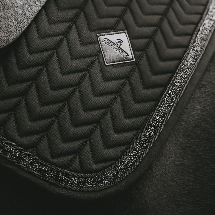 Saddle Pad glitter stone - Black