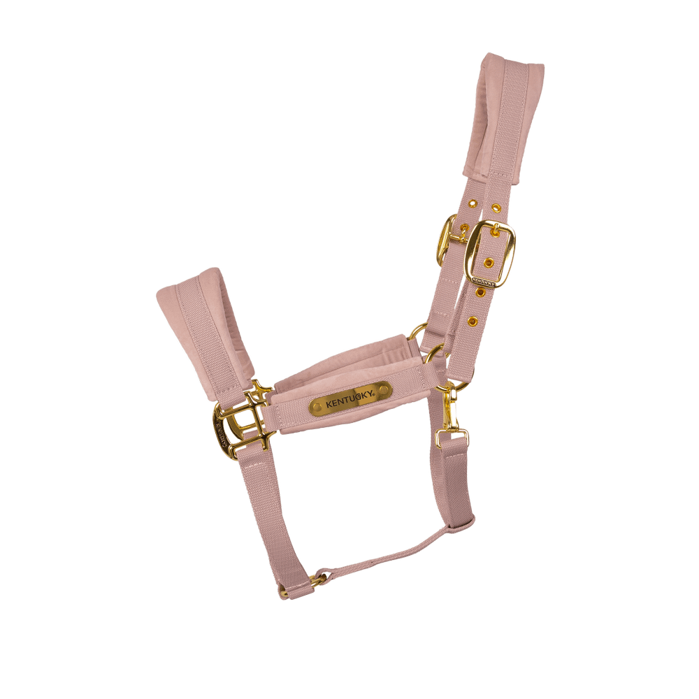 Velvet halter - Soft rose