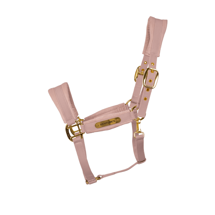 Velvet halter - Soft rose