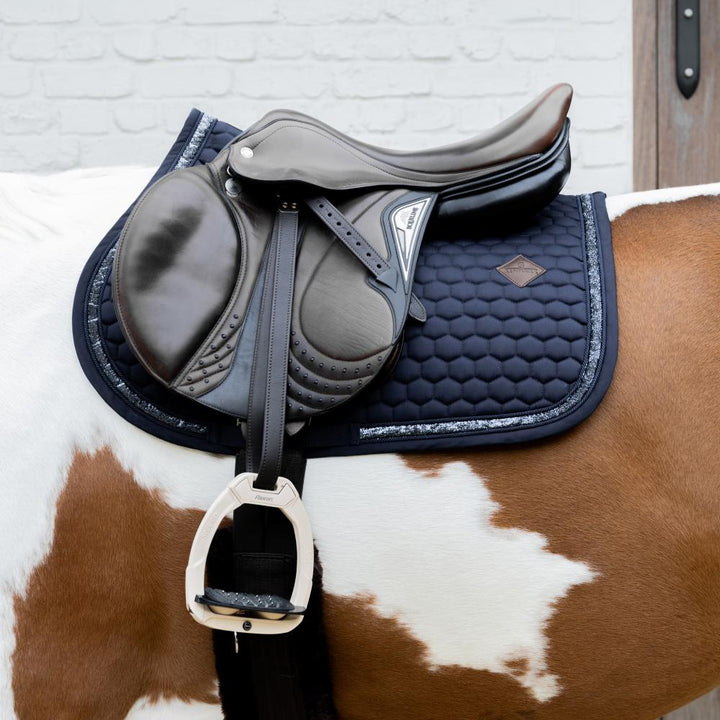 Saddle Pad glitter band - Navy