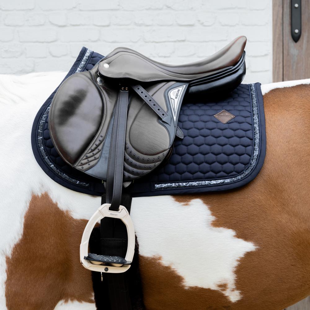 Saddle Pad glitter band - Navy