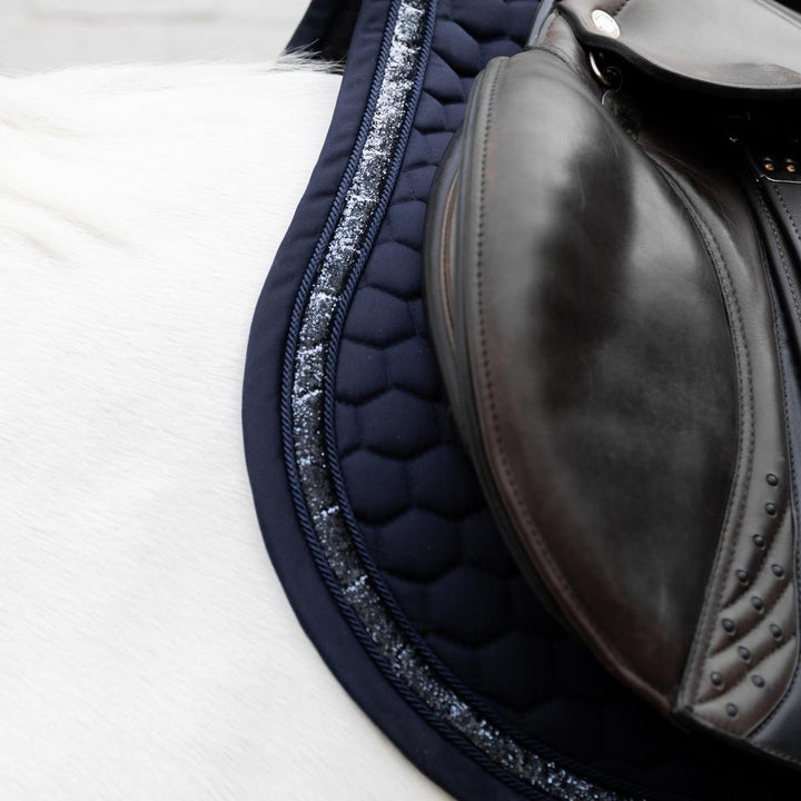 Saddle Pad glitter band - Navy