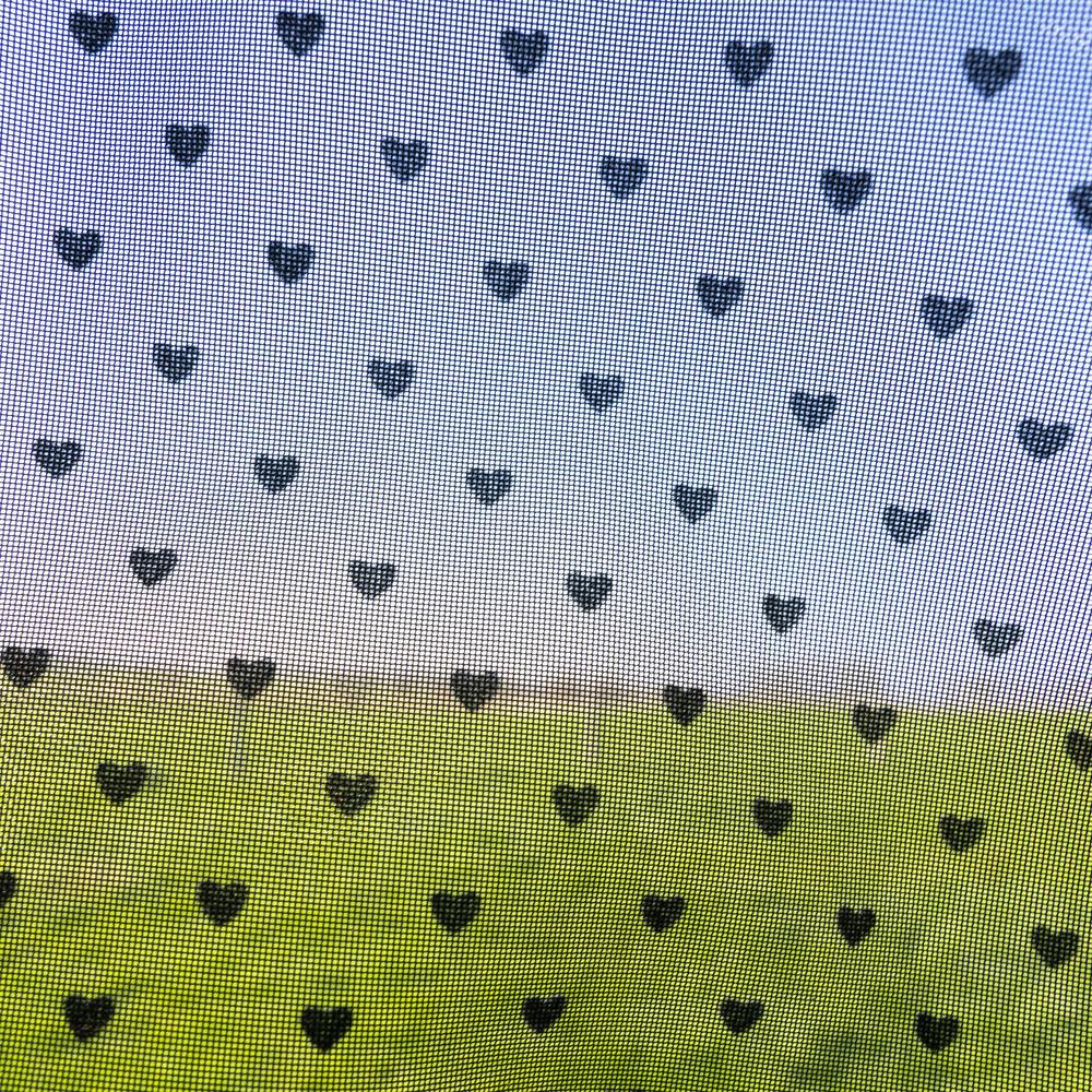 Fly mask heart with ears and nose - Black