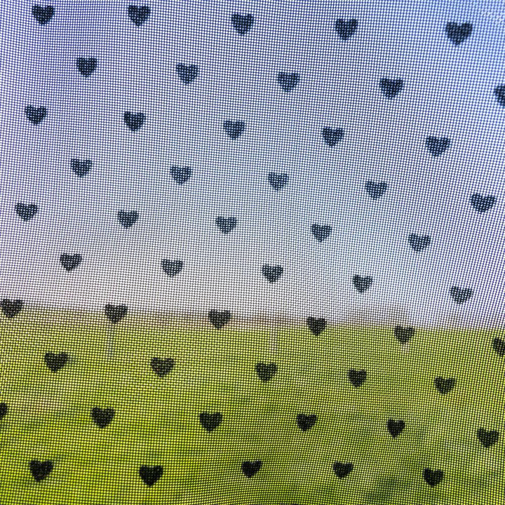 Fly mask heart with ears and nose - Black