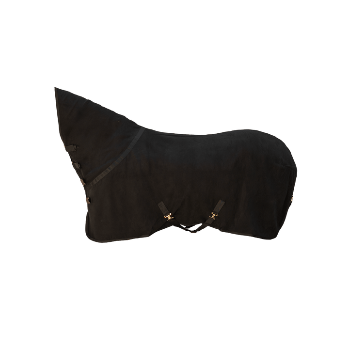 Fleece rug with neck - Black