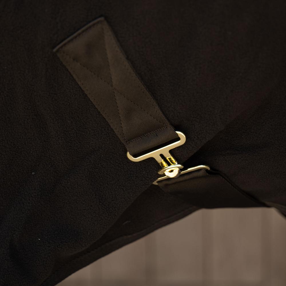 Fleece rug with neck - Black