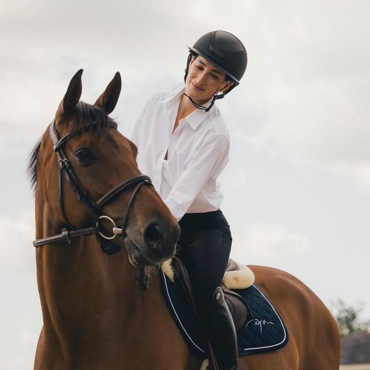 Diamond saddle pad - Navy