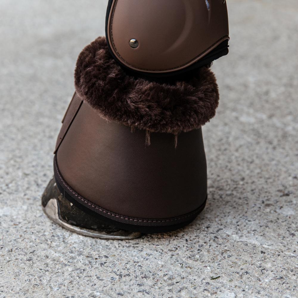 Sheepskin Leather Overreach boots - Brown/brown