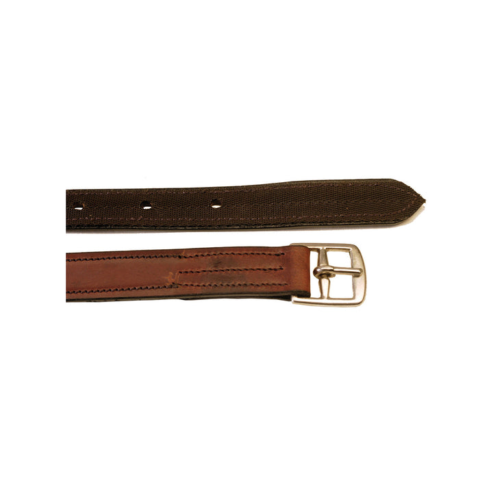SUPERIOR STIRRUPS LEATHER WITH NYLON INSIDE COGNAC