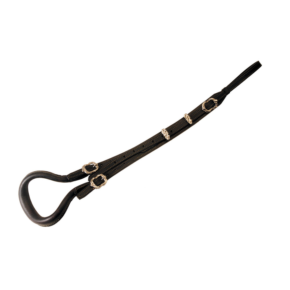 JM PORTUGUESE LEATHER CRUPPER BROWN/GOLD