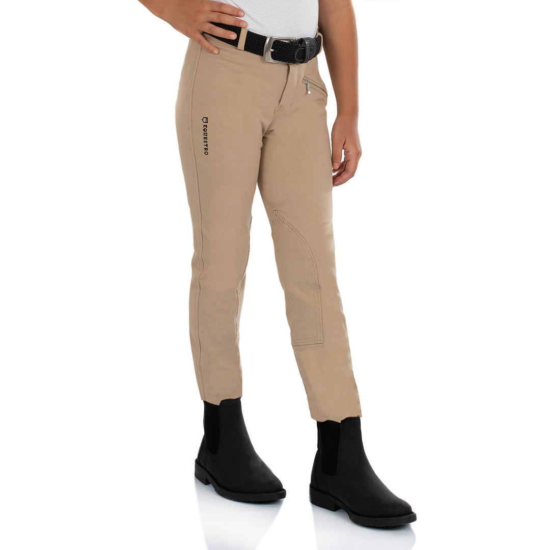LEILANI MODEL JUNIOR JODHPUR BREECHES IN STRE BEIGE