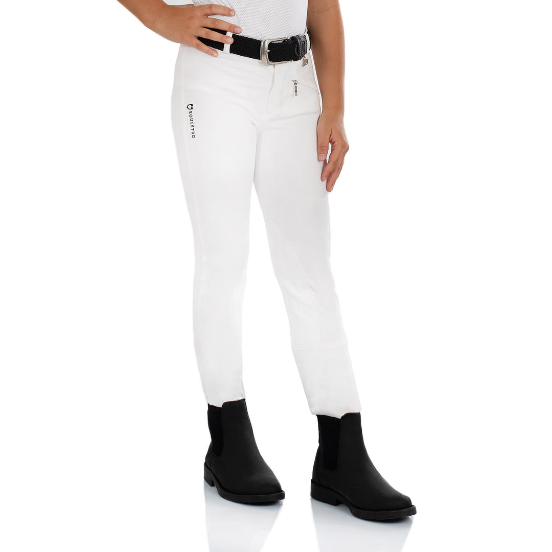 LEILANI MODEL JUNIOR JODHPUR BREECHES IN STRE WHITE