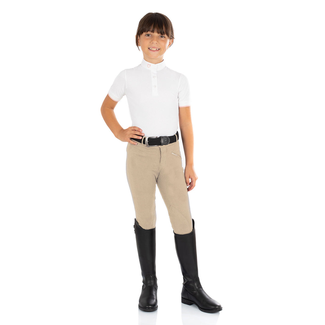 KASUMI MODEL JUNIOR BREECHES IN STRETCH MATER BEIGE
