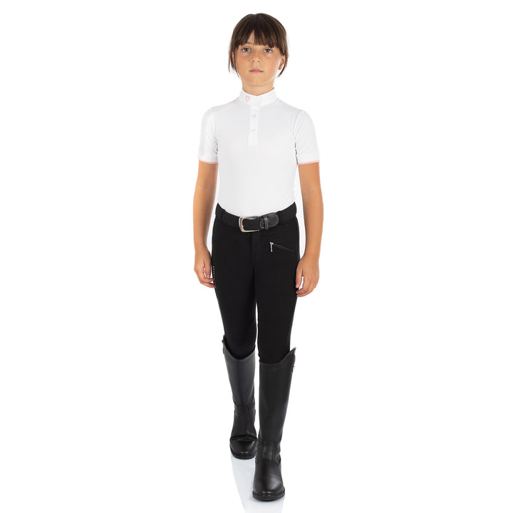KASUMI MODEL JUNIOR BREECHES IN STRETCH MATER BLACK