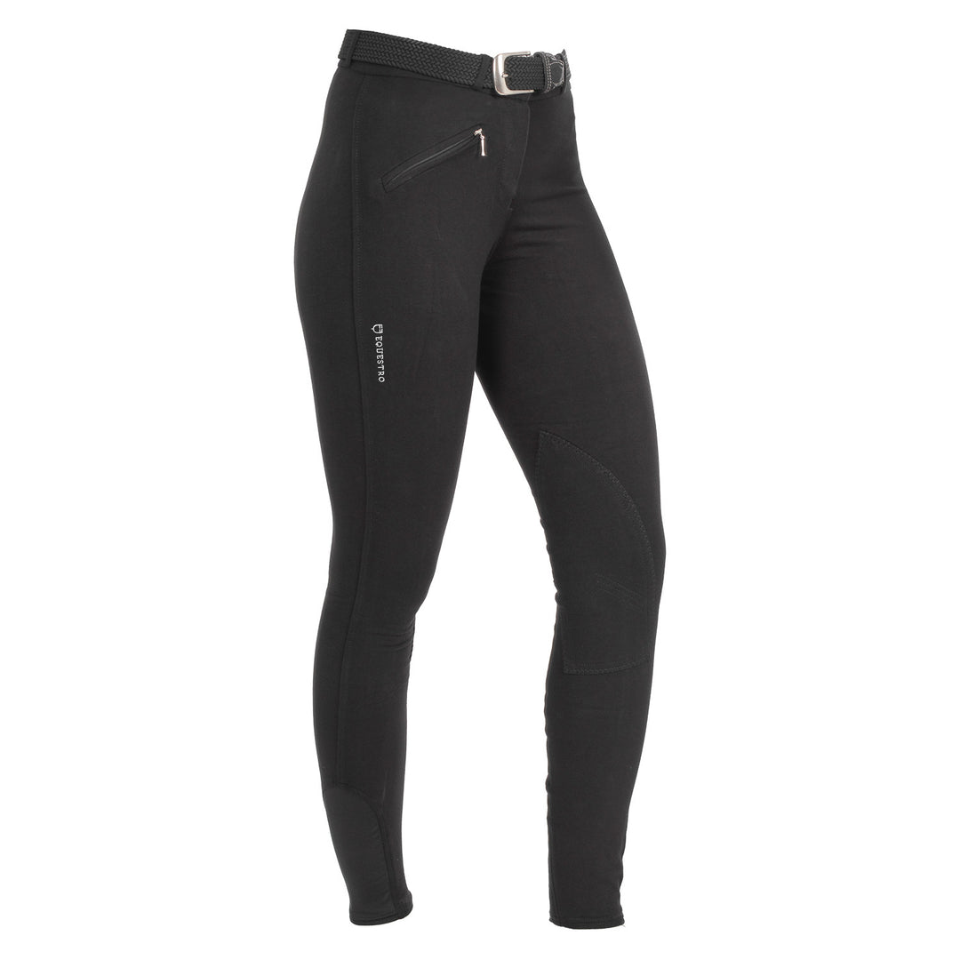 SELENE MODEL WOMAN BREECHES IN STRETCH COTTON BLACK