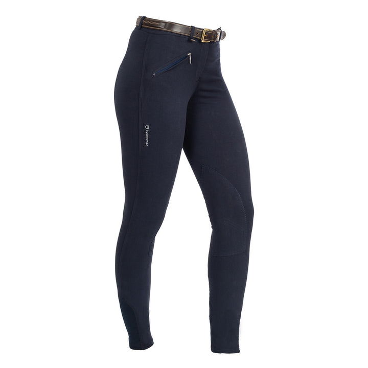 SELENE MODEL WOMAN BREECHES IN STRETCH COTTON NAVY