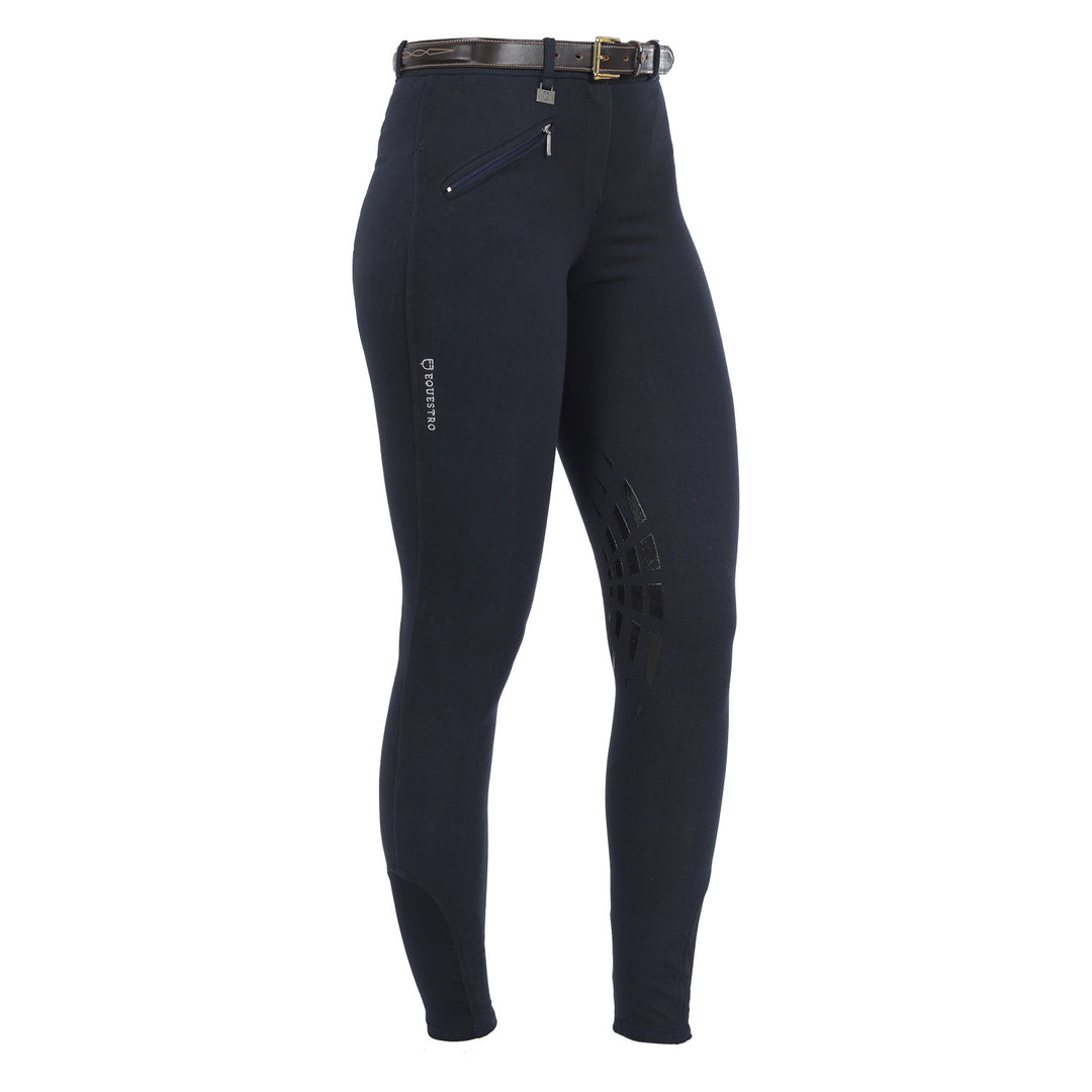 SELENE MODEL WOMAN BREECHES IN STRETCH COTTON NAVY