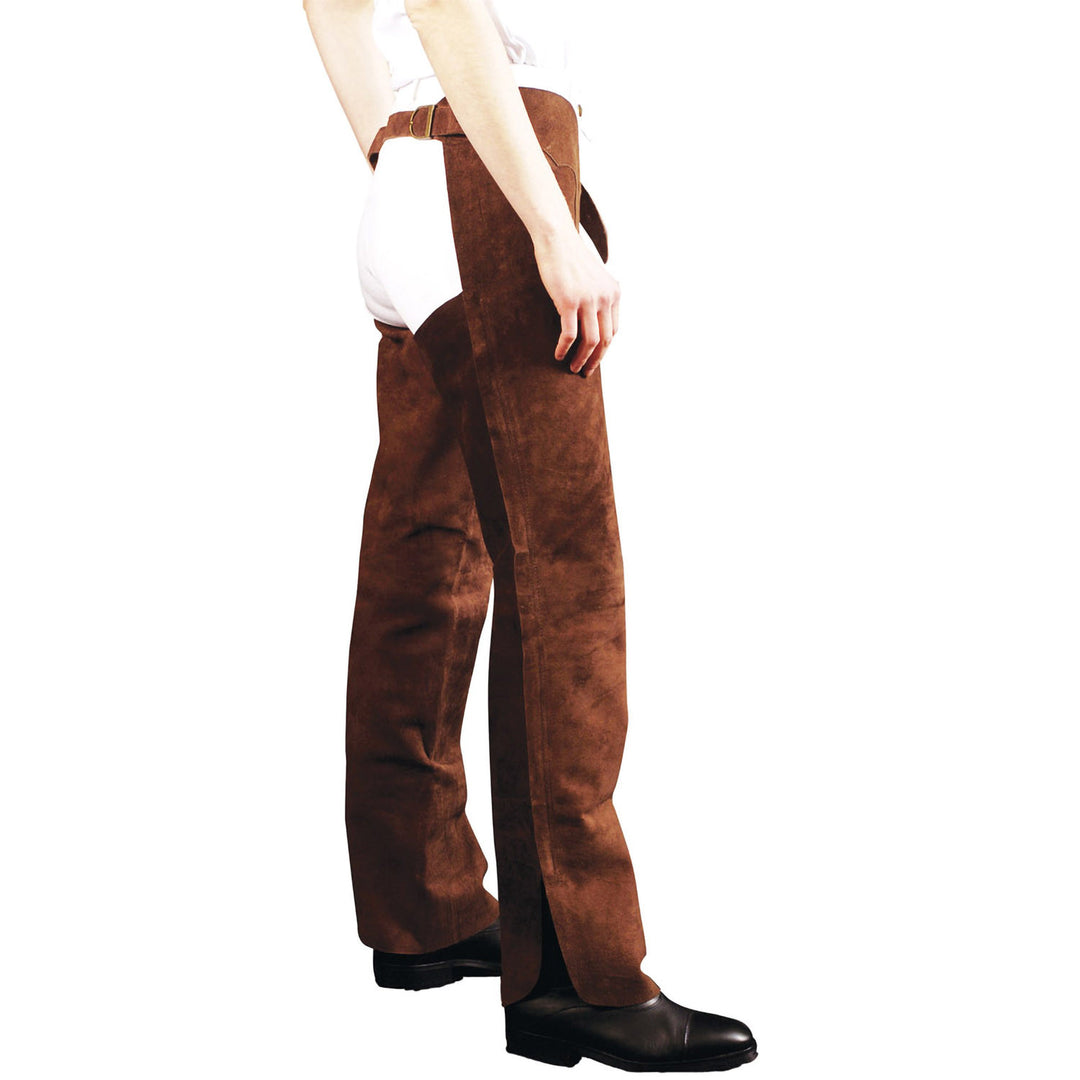 SUEDE WESTERN CHAPS BROWN
