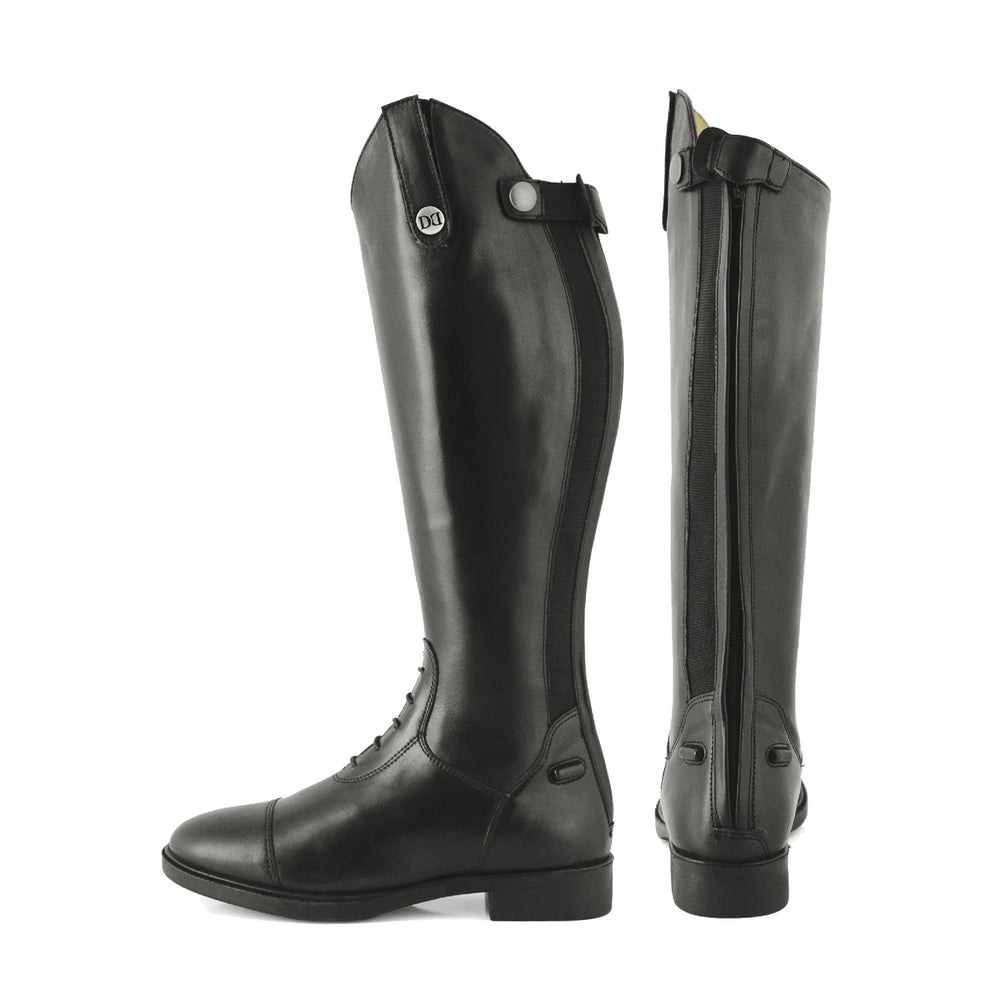 DERBY JUNIOR RIDING BOOTS WITH LACES REGULAR BLACK
