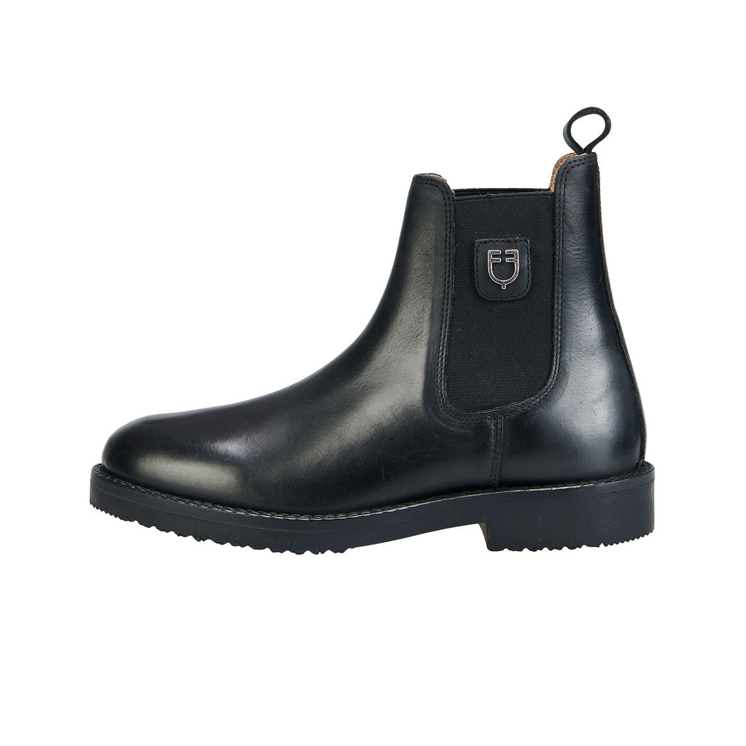 Unisex ankle boots with non-slip rubber sole BLACK