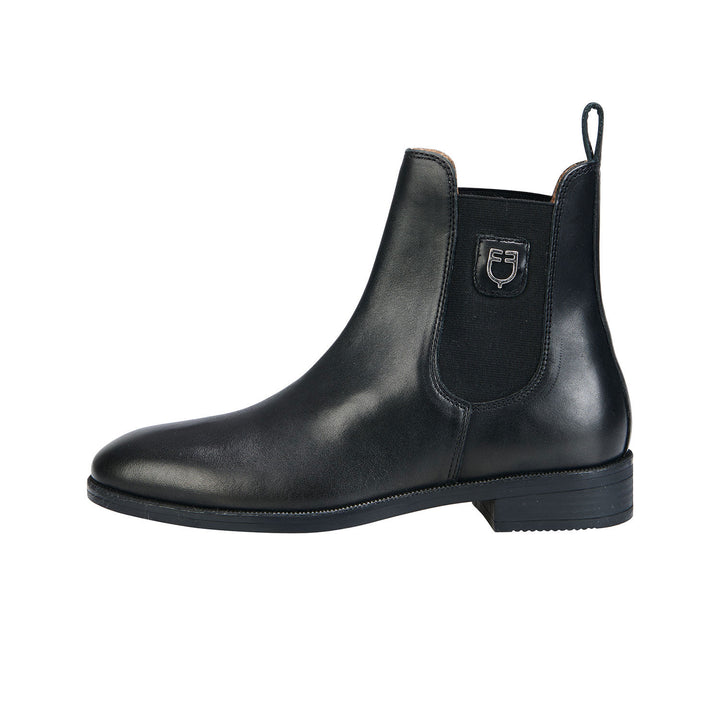 Unisex ankle boots with side elastics BLACK