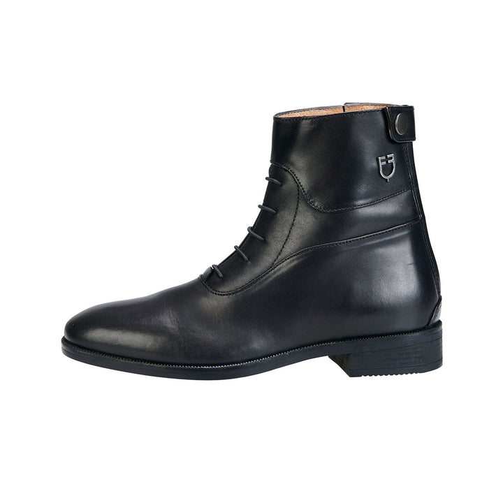 Unisex ankle boots with laces BLACK