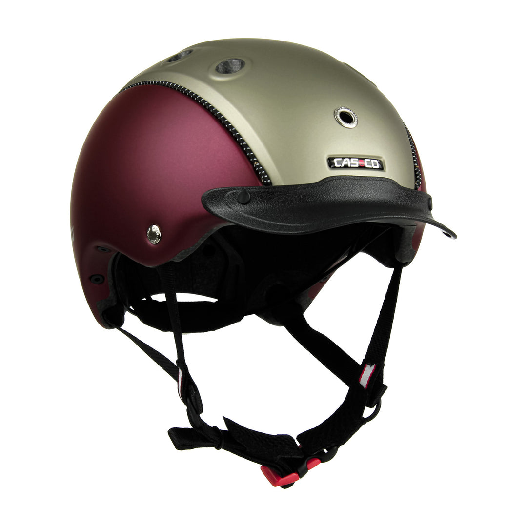 CASCO CHOICE TURNIER KID CAP DARK RED OLIVE MAT