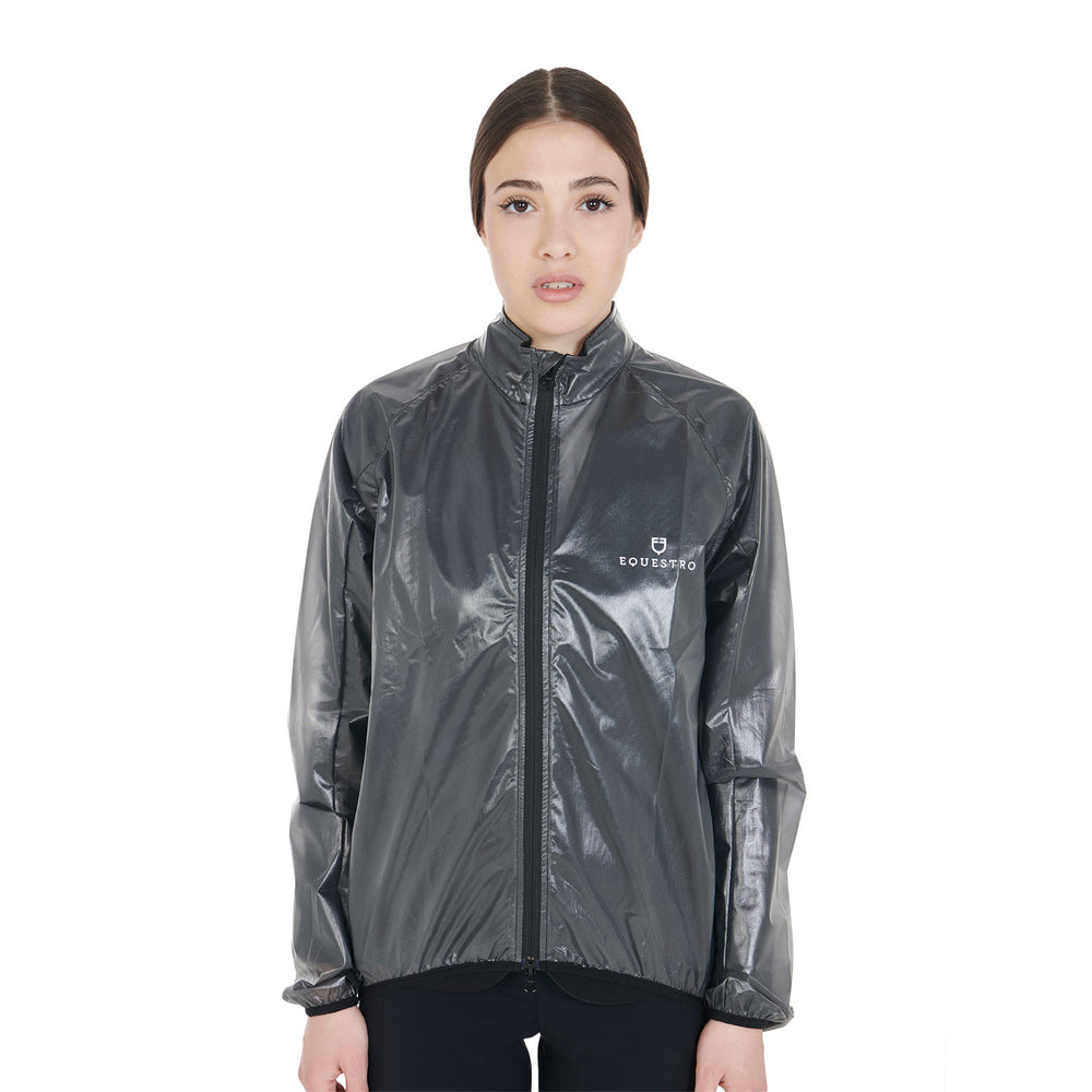 Windproof and water-repellent unisex overcoat BLACK