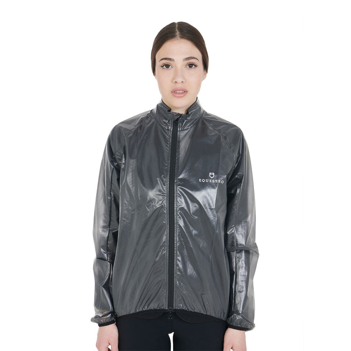 Windproof and water-repellent unisex overcoat BLACK