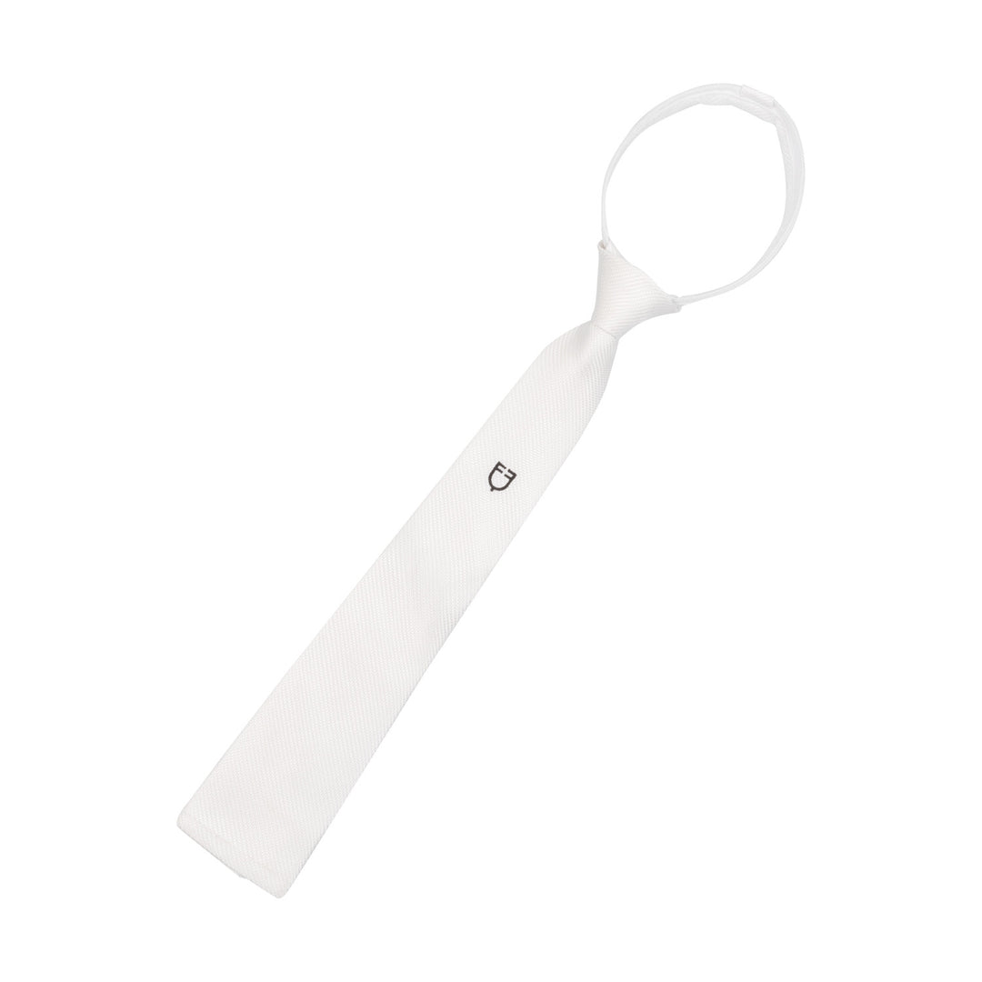 COMPETITION SQUARED HONEYCOMB TIE WHITE