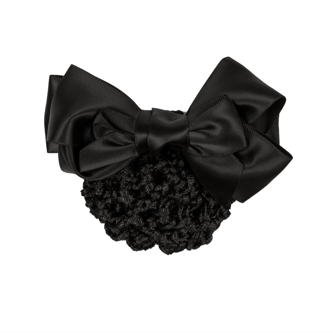 HAIR NET WITH RIBBON BLACK
