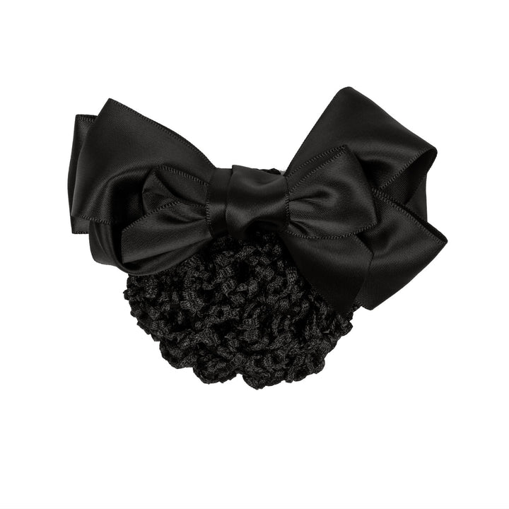 HAIR NET WITH RIBBON BLACK